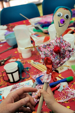 There are activities for children